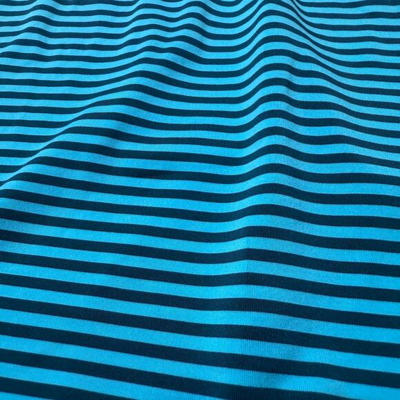 Peter Millar Summer Comfort Striped Performance Polo Blue Fish Competition Large - Picture 5 of 8